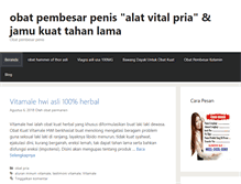 Tablet Screenshot of obatpermanen.com